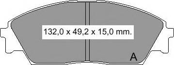 VEMA 834520 - Kit de plaquettes de frein, frein à disque cwaw.fr