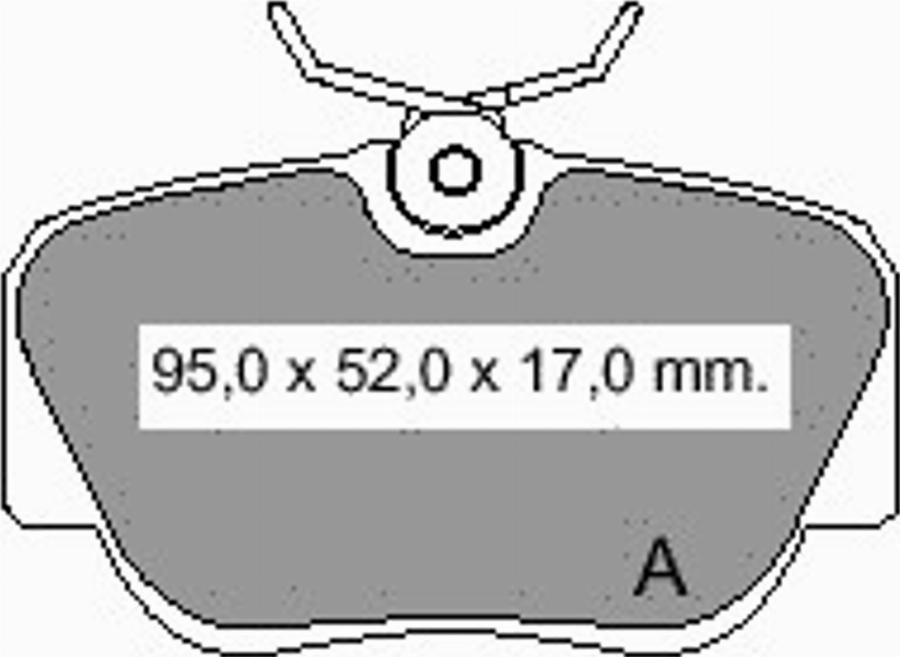 VEMA 834040 - Kit de plaquettes de frein, frein à disque cwaw.fr