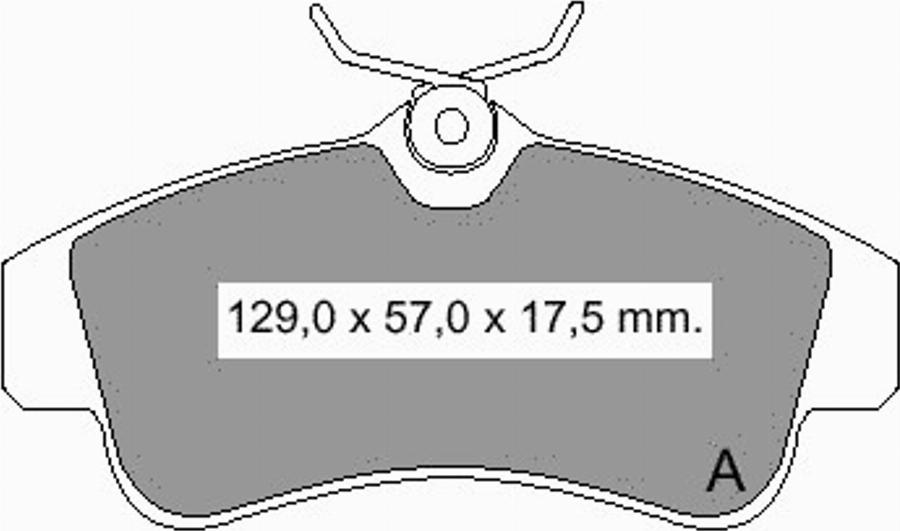 VEMA 834130 - Kit de plaquettes de frein, frein à disque cwaw.fr