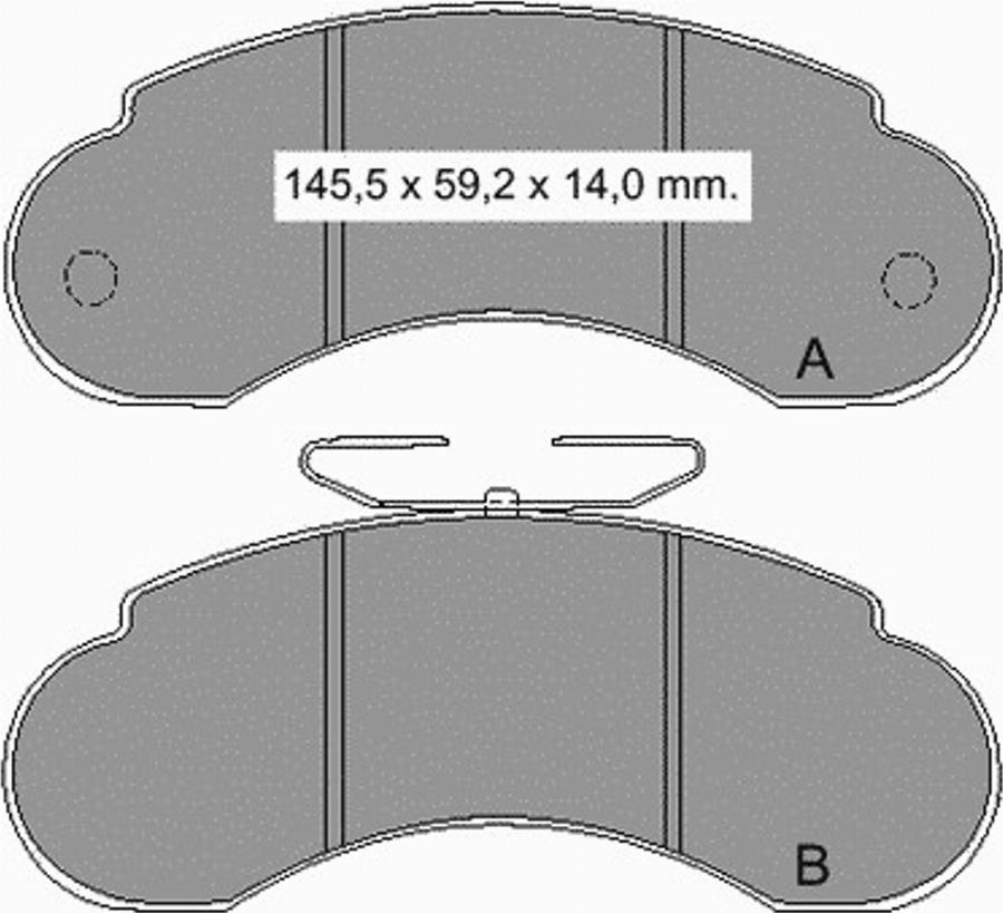 VEMA 834841 - Kit de plaquettes de frein, frein à disque cwaw.fr