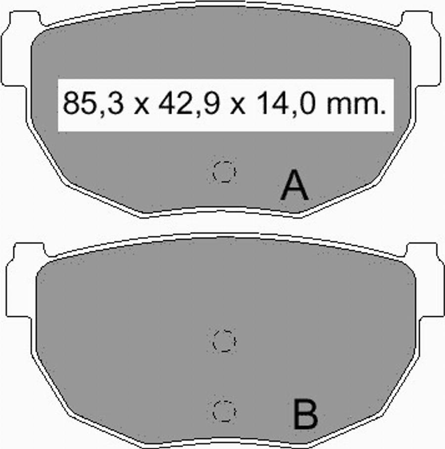 VEMA 835070 - Kit de plaquettes de frein, frein à disque cwaw.fr