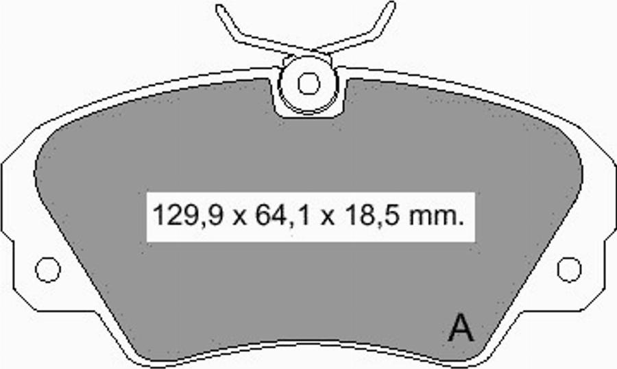 VEMA 835350 - Kit de plaquettes de frein, frein à disque cwaw.fr