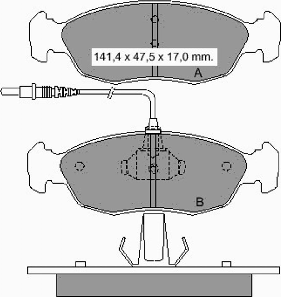 VEMA 835371 - Kit de plaquettes de frein, frein à disque cwaw.fr