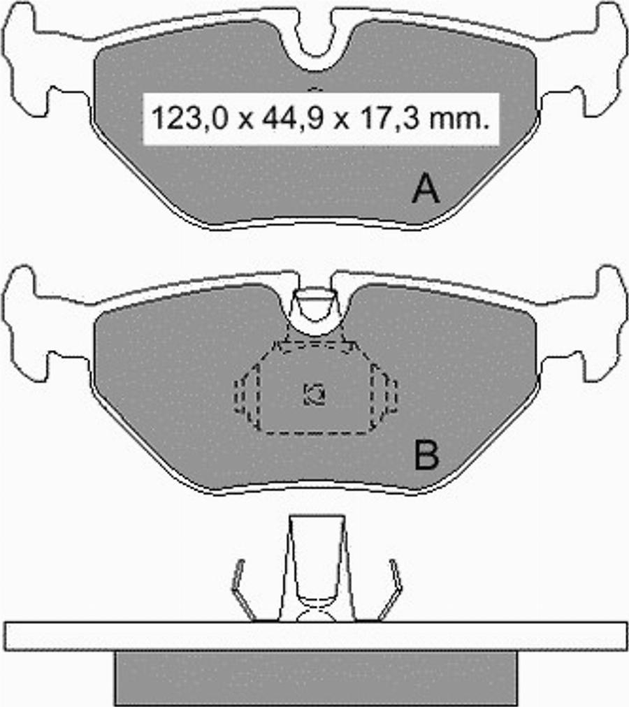 VEMA 836060 - Kit de plaquettes de frein, frein à disque cwaw.fr