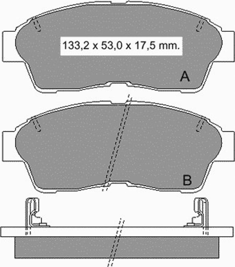 VEMA 836240 - Kit de plaquettes de frein, frein à disque cwaw.fr