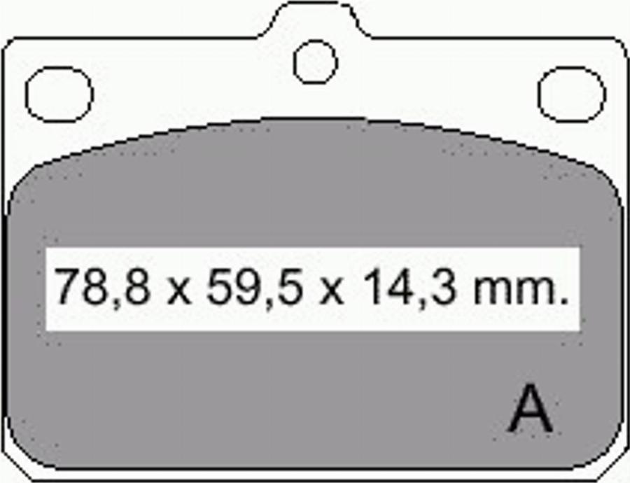 VEMA 830960 - Kit de plaquettes de frein, frein à disque cwaw.fr