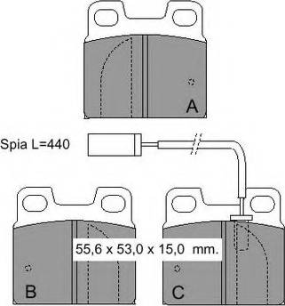 VEMA 830982 - Kit de plaquettes de frein, frein à disque cwaw.fr