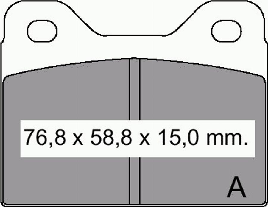 VEMA 830800 - Kit de plaquettes de frein, frein à disque cwaw.fr