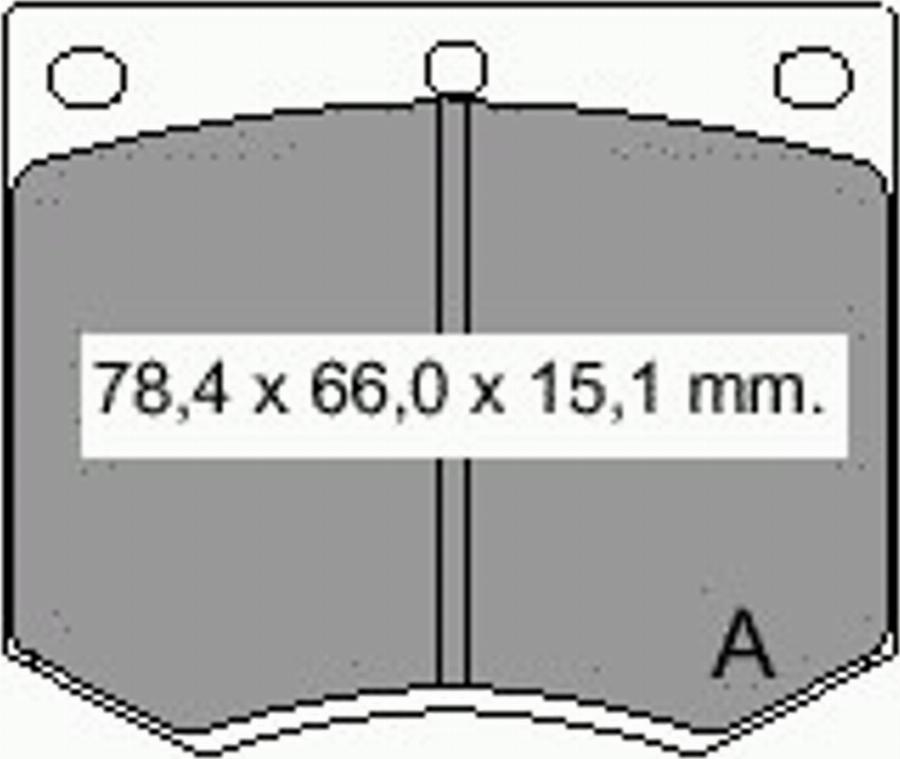 VEMA 830810 - Kit de plaquettes de frein, frein à disque cwaw.fr