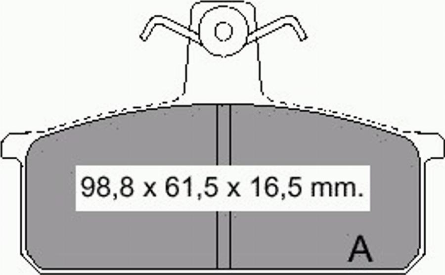 VEMA 831910 - Kit de plaquettes de frein, frein à disque cwaw.fr