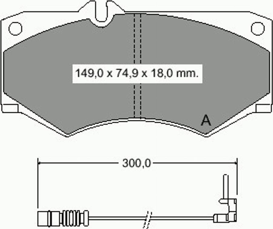 VEMA 831981 - Kit de plaquettes de frein, frein à disque cwaw.fr