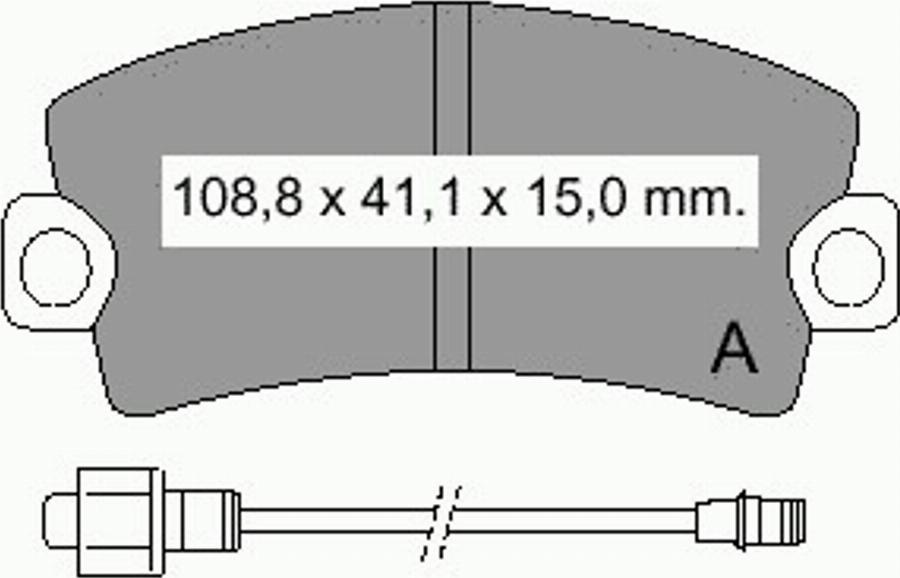 VEMA 831620 - Kit de plaquettes de frein, frein à disque cwaw.fr