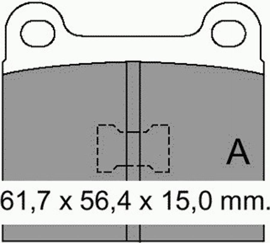 VEMA 831110 - Kit de plaquettes de frein, frein à disque cwaw.fr