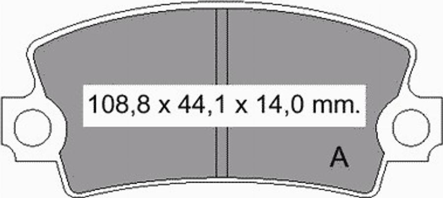 VEMA 831310 - Kit de plaquettes de frein, frein à disque cwaw.fr