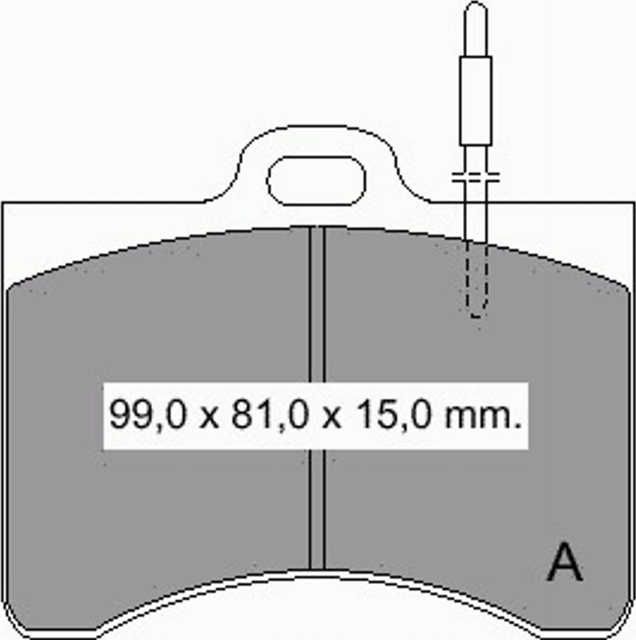 VEMA 831280 - Kit de plaquettes de frein, frein à disque cwaw.fr