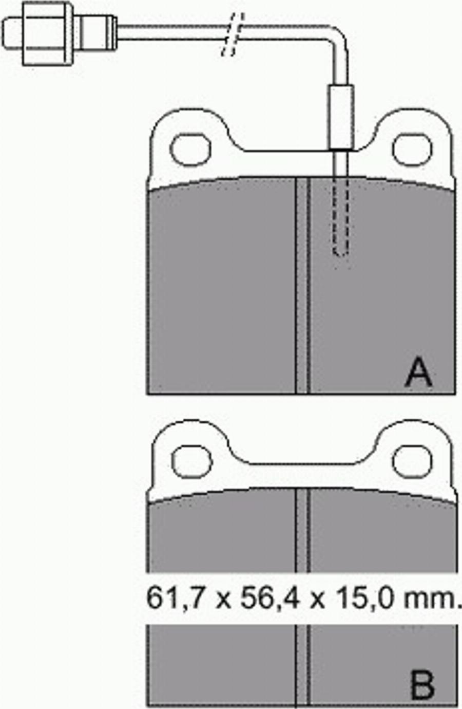 VEMA 831790 - Kit de plaquettes de frein, frein à disque cwaw.fr