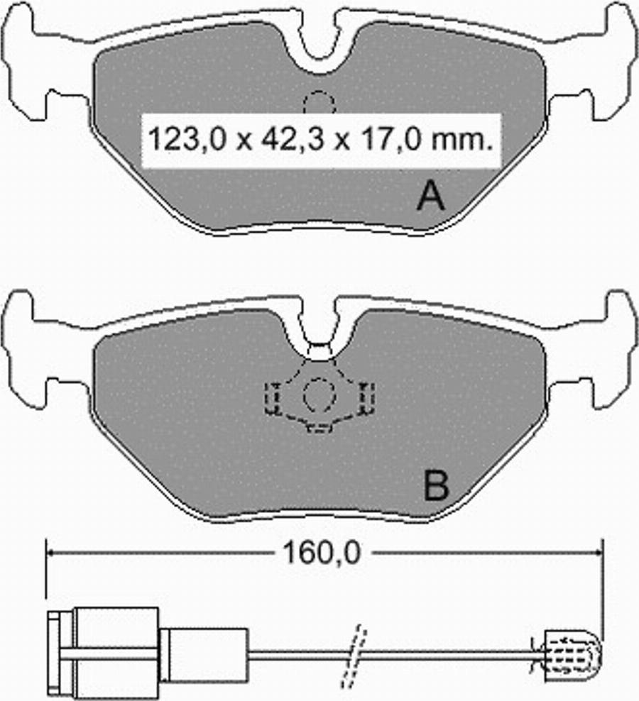 VEMA 833940 - Kit de plaquettes de frein, frein à disque cwaw.fr