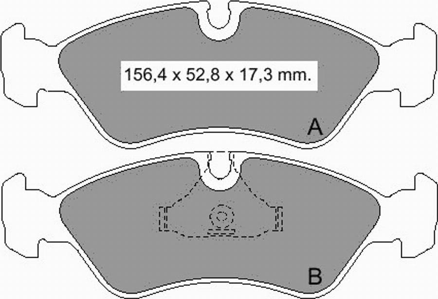 VEMA 833950 - Kit de plaquettes de frein, frein à disque cwaw.fr