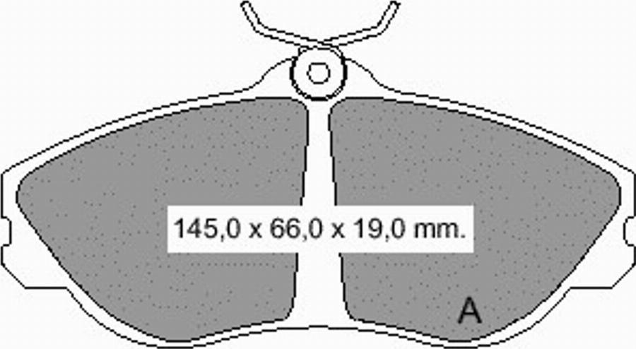 VEMA 833920 - Kit de plaquettes de frein, frein à disque cwaw.fr