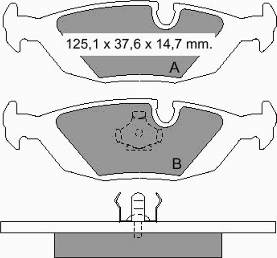 VEMA 833111 - Kit de plaquettes de frein, frein à disque cwaw.fr