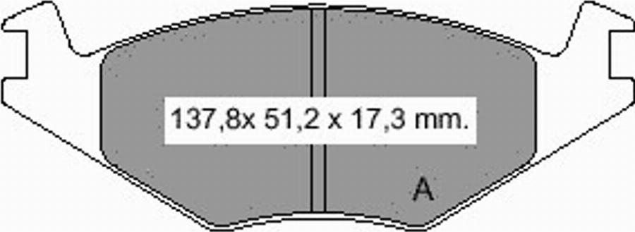 VEMA 832920 - Kit de plaquettes de frein, frein à disque cwaw.fr