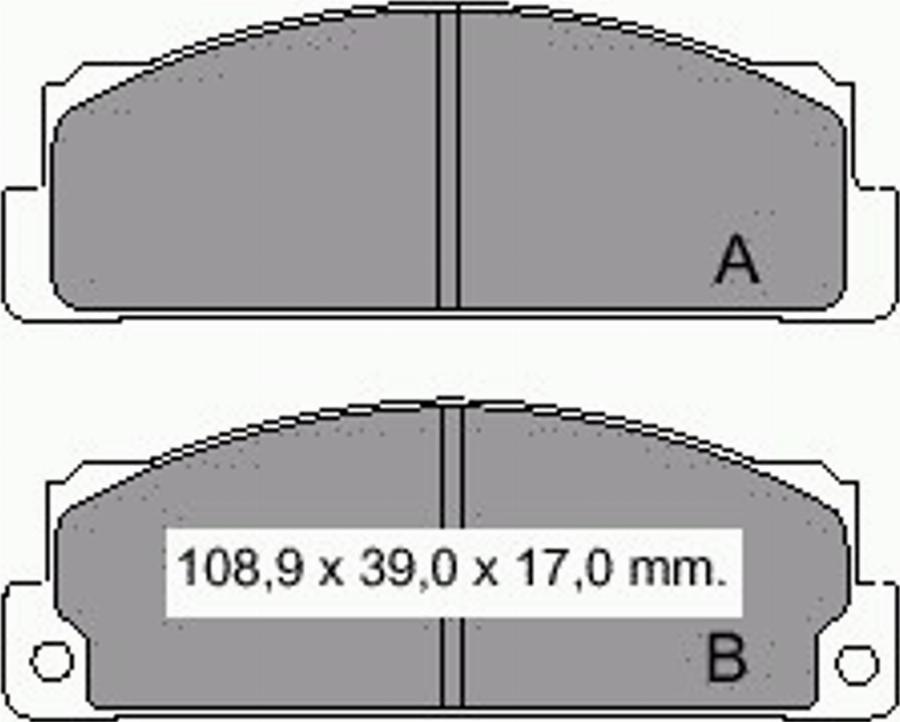 VEMA 832170 - Kit de plaquettes de frein, frein à disque cwaw.fr