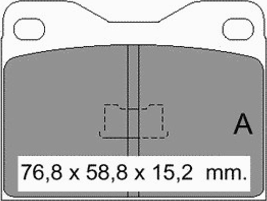 VEMA 832800 - Kit de plaquettes de frein, frein à disque cwaw.fr