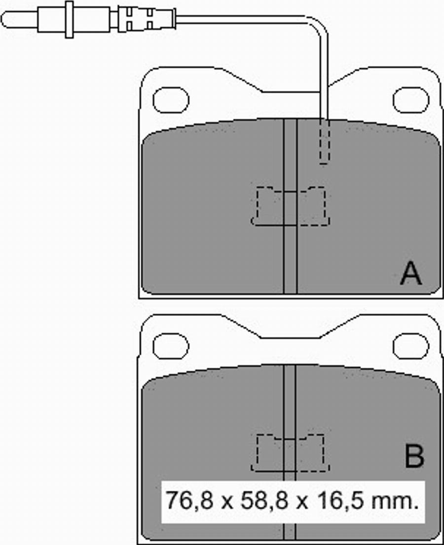 VEMA 832807 - Kit de plaquettes de frein, frein à disque cwaw.fr