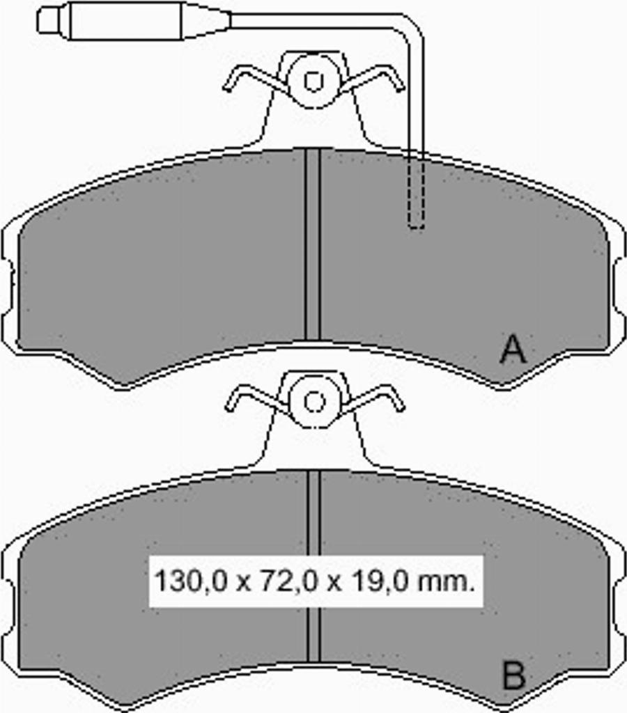 VEMA 832390 - Kit de plaquettes de frein, frein à disque cwaw.fr