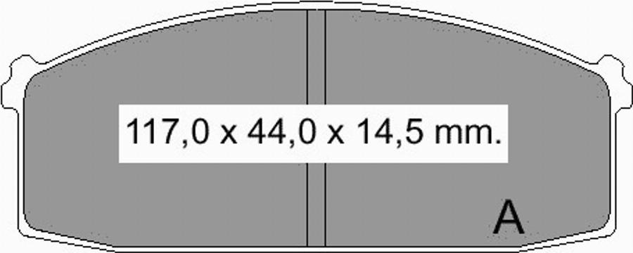 VEMA 832370 - Kit de plaquettes de frein, frein à disque cwaw.fr