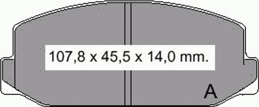 VEMA 832290 - Kit de plaquettes de frein, frein à disque cwaw.fr