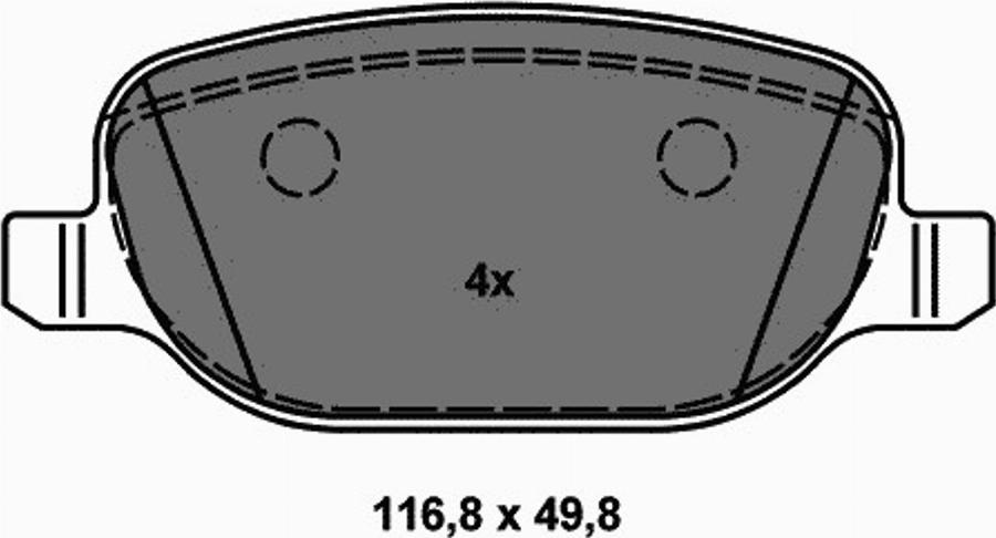 VEMA 837990 - Kit de plaquettes de frein, frein à disque cwaw.fr