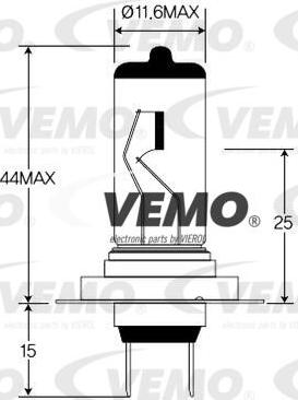 Vemo V99-84-0002 - Ampoule, projecteur longue portée cwaw.fr