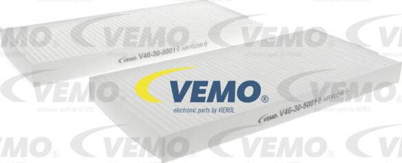 Vemo V46-30-5001 - Filtre, air de l'habitacle cwaw.fr