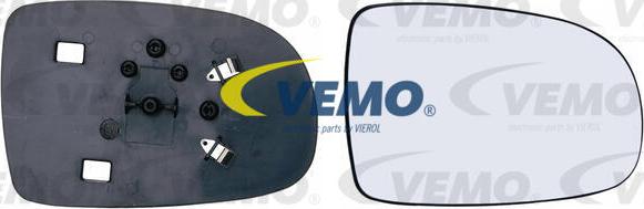 Vemo V40-69-0014 - Verre de rétroviseur, rétroviseur extérieur cwaw.fr