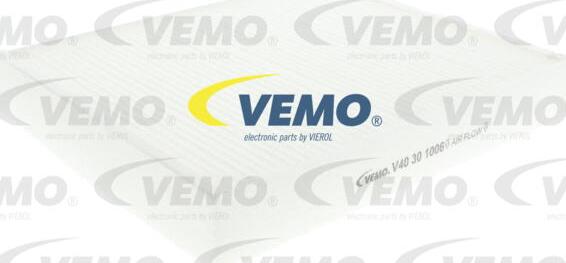 Vemo V40-30-1006 - Filtre, air de l'habitacle cwaw.fr