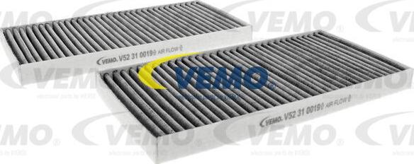 Vemo V52-31-5001 - Filtre, air de l'habitacle cwaw.fr