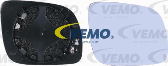 Vemo V10-69-0008 - Verre de rétroviseur, rétroviseur extérieur cwaw.fr