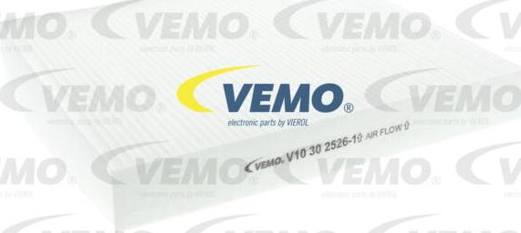 Vemo V10-30-2526-1 - Filtre, air de l'habitacle cwaw.fr