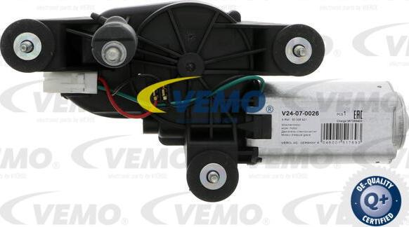 Vemo V24-07-0026 - Moteur d'essuie-glace cwaw.fr