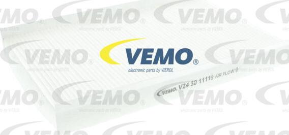 Vemo V24-30-1111 - Filtre, air de l'habitacle cwaw.fr