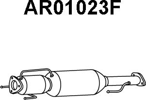 Veneporte AR01023F - Filtre à particules / à suie, échappement cwaw.fr