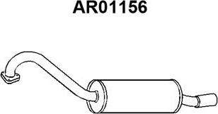 Veneporte AR01156 - Silencieux arrière cwaw.fr