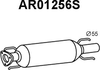 Veneporte AR01256S - Filtre à particules / à suie, échappement cwaw.fr