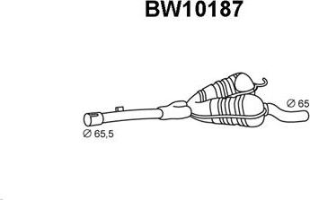 Veneporte BW10187 - Silencieux central cwaw.fr