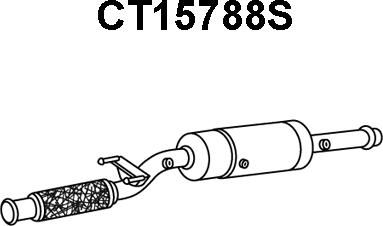 Veneporte CT15788S - Filtre à particules / à suie, échappement cwaw.fr