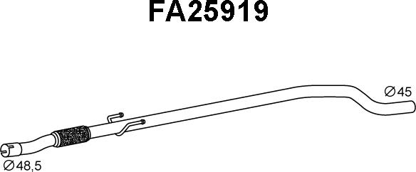 Veneporte FA25919 - Tuyau d'échappement cwaw.fr