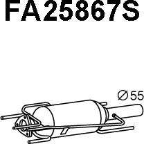 Veneporte FA25867S - Filtre à particules / à suie, échappement cwaw.fr