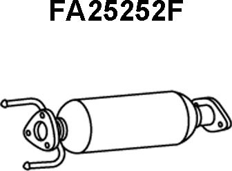 Veneporte FA25252F - Filtre à particules / à suie, échappement cwaw.fr