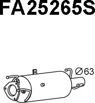 Veneporte FA25265S - Filtre à particules / à suie, échappement cwaw.fr